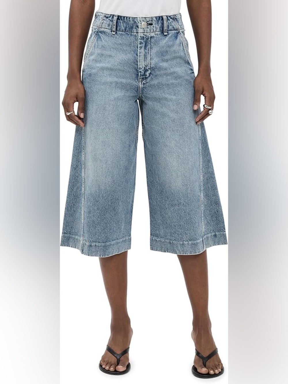 rag & bone Jamie High-Rise Culotte Jeans
